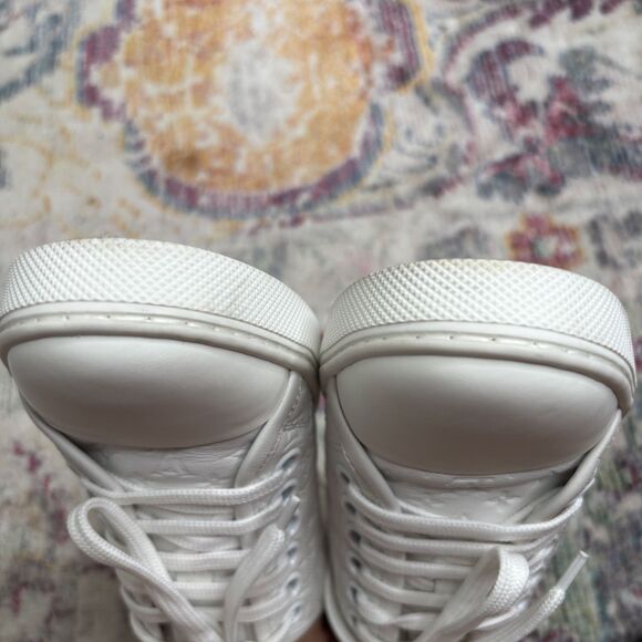 Louis Vuitton White Monogram Punchy Sneakers - Picture 5 of 12